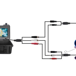 7 Inch Screen Fish Finder Underwater <b>Camera</b> For Ice And Sea Fishing Portable <b>Wired</b> With Monitor 0.6M 30M Depth Range - Product Image 4