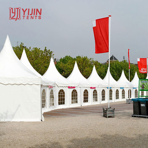 10m x 10m 12m x 12m cadre <span class=keywords><strong>allu</strong></span> couverture en pvc tente pagode tentes de fête avec doublure de plafond pour événements en plein air à vendre - Product Image 6