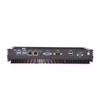 Ordinateur industriel professionnel I5 Mini PC Module 4G LTE en option Win7/10 Xp Linux Ordinateur embarqué sans ventilateur avec E/S intégrée