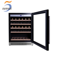 Fabricant Sunnai Armoire de cave à vin à compresseur intégré de 51 bouteilles