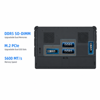 PC Portátil Resistente con IA de 14'', Batería Intercambiable en Caliente, 1000nits de Alto Brillo, Computadora Industrial para Computación en el Borde, DDR SSD