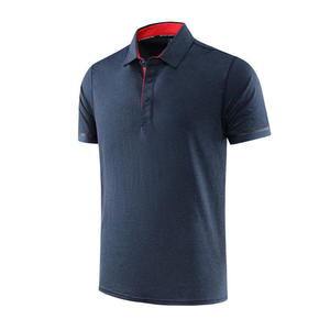 <span class=keywords><strong>Polo</strong></span> personnalisé vierge en fibre de soie glacée pour uniforme de travail, entraînement sportif, course à pied, golf, avec logo brodé, pour hommes - Product Image 4