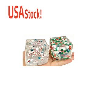 USA Stock Needoh Christmas Sensory Fidget Toys-Stress Relief Squeeze Cubes & Pop-it <b>Squishies</b> PU Material for Anxiety - Product Image 1