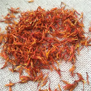 Hong Hua Natural seco Flos Carthami té <span class=keywords><strong>flor</strong></span> roja cártamo pétalo Carthamus Tinctorius <span class=keywords><strong>flor</strong></span> <span class=keywords><strong>precio</strong></span> al por mayor caja a granel - Product Image 1