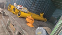 Convoyeur à vis Lsy219 pour centrale à béton (Hzs60/Hzs90/PLD1200) – Longueur 6-8 mètres, trois compartiments, moteur petit/moyen