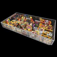 Équipement de jeu intérieur moderne, système de terrain de jeux pour enfants, conception personnalisée, centre commercial, parc d'attractions