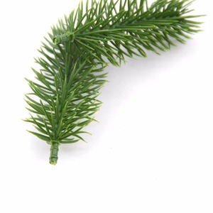 Aiguilles de pin artificielles 6cm 8cm 10cm 12cm, décoration végétale verte, branches pour arrangements floraux DIY, utilisation en intérieur - Product Image 4