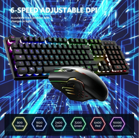 Produk Baru Grosir Keyboard dan Mouse Gaming Combo Nirkabel untuk Kantor Laptop Game RGB PC Komputer Mouse dan Keyboard Nirkabel