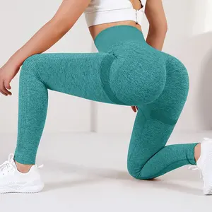 Custom Logo Naadloze Butt Lift Booty Shorts Vrouwen Workout Gym Strakke Workout Spandex Sexy Shorts