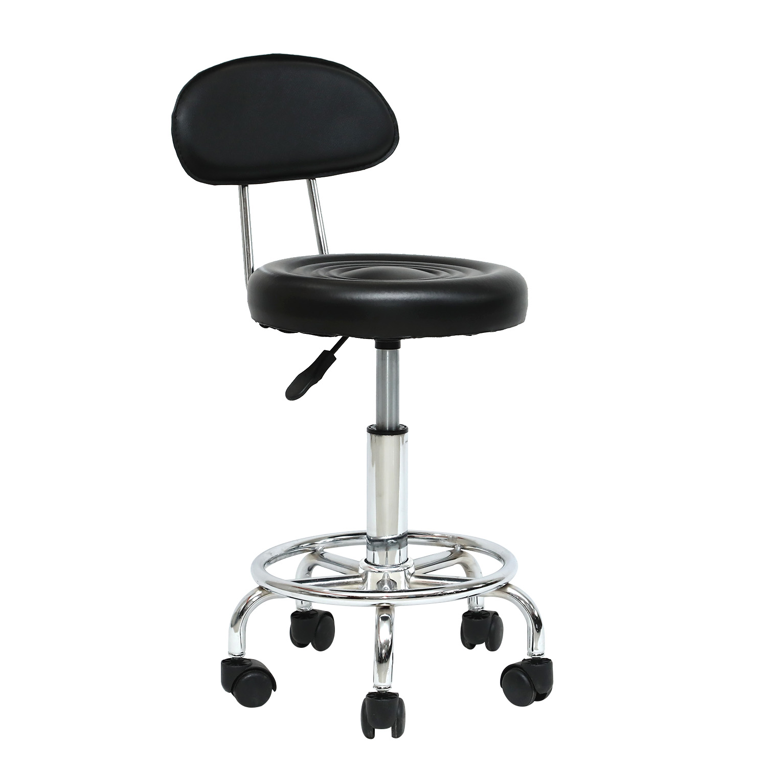 Офисная мебель по низкой цене, 360 поворотные офисные стулья, Широкая спинка, салонный кожаный стул для салона красоты, парикмахерский стул, стул для парикмахерской