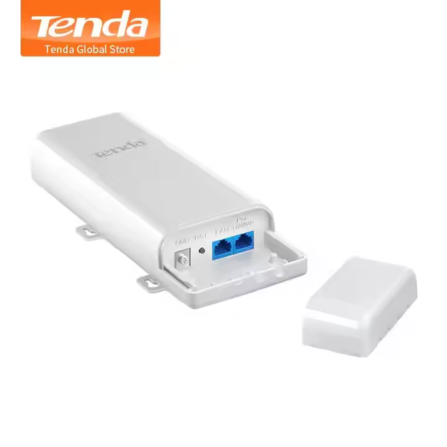 Outdoor 5km Wifi Bridge Tenda O3 Wireless 2.4GHZ 150Mbps Bridge Switch 12dBi Antennas Range Wifi