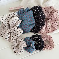 BELLEWORLD Pince à cheveux requin bleu marine à pois imprimé denim, accessoires capillaires ajourés multi-formes pour femmes
