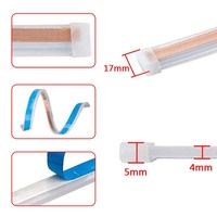 Bande LED néon RGB colorée 30/45/60CM, feux de jour pour voiture, DRL, nouveau modèle flexible, lampe à commutation, article souple, effet fluide