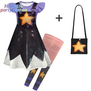 Disfraz de Cosplay para Niños de la Película Infantil HESPER, con Falda con Volantes y Mangas Cortas, Tela de Seda de Leche - Product Image 1