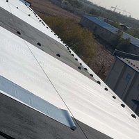 Film de refroidissement radiatif passif à haute réflectivité solaire pour toitures de hangars et usines métalliques