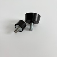 Boulons de fixation antidérapants personnalisés pour meubles moulés, amortisseurs en acier NR/NBR/EPDM/SR en caoutchouc pour pieds de chaise, réduction des vibrations