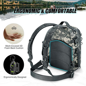 Muestra Gratis, Mochila de Pesca Impermeable de Poliéster de 20L-30L, Mochila Táctica para Senderismo, Pesca, Caza, Deportes al Aire Libre y Camping - Product Image 6