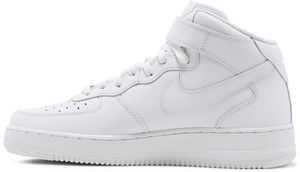 รองเท้าบาสเก็ตบอลผู้ชายรุ่น Mid '07 Triple White หนังแท้ พื้นยาง สำหรับทุกฤดู สไตล์ลำลอง - Product Image 1