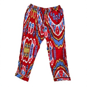 Pyjama pour homme en coton à imprimé floral, manches longues, tissé, doux, pour l'hiver et l'été, ensemble de vêtements de nuit décontractés, lavable en machine, respirant - Product Image 3