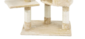 Grosir kustomisasi Modern Menara kucing tinggi tiang penggaruk Condos pohon kucing kayu Sisal atas - Product Image 3