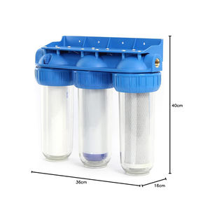 Boîtier de filtre Triplex Plus 10 pouces ROYOL 3 étapes systèmes de filtre à eau avec PP UDF CTO - Product Image 2