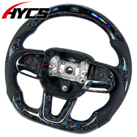 Volante Personalizado con LED RPM de Fibra de Carbono Forjada para Dodge Challenger Charger Hellcat RT Durango SRT Scat Pack 392 Super Bee