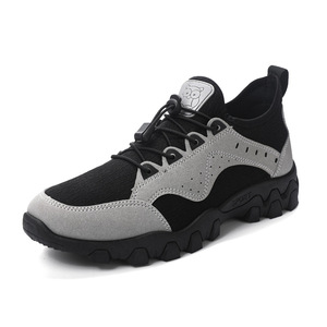All'ingrosso Casual 2021 scarpe da trekking sportive di moda traspiranti per uomo scarpe da passeggio maschili in tessuto nero servizio OEM \ ODM <span class=keywords><strong>1</strong></span> paio - Product Image 1