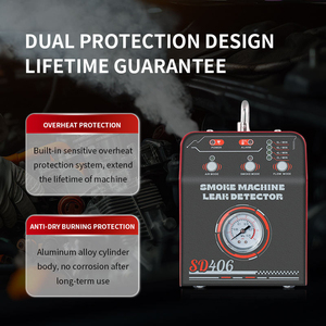 Analizador de motor de motocicleta de coche de fábrica, Detector de fugas de humo para sistema de tubería de refrigeración de aceite de admisión EVAP, máquina de prueba de diagnóstico - Product Image 3