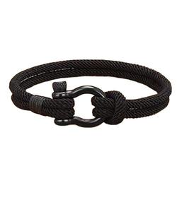 Wholesale High Quality Vintage Woven Cord <b>Infinity</b> Love Knot <b>Bracelet</b> for Men for Son - Product Image 1