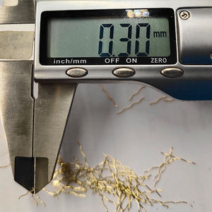 Serat Baja gelombang berlapis tembaga 13MM serat baja logam mikro beton diperkuat untuk bahan bangunan lantai Industri - Product Image 5