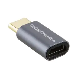 Cablecreation conversor tipo c para micro usb fêmea, adaptador USB-C para micro otg para smartphone