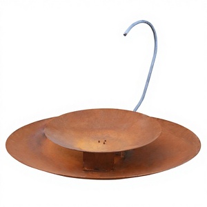 Fuente de Agua Recirculante Contemporánea de Acero Corten, Pequeña, Resistente a la Intemperie, para Interiores y Exteriores, para Jardines y Patios - Product Image 1