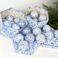 Boules de Noël en mousse incassable, personnalisées, de haute qualité et respectueuses de l'environnement, pour décorations d'arbre de Noël