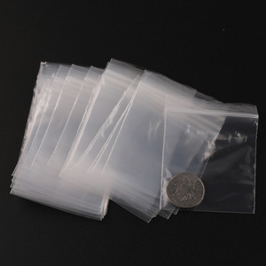 <b>Transparent</b> White Thickened Self Sealing Pe <b>Bags</b> 22x15 Cm For Food Jewelry Storage Zipper <b>Bag</b> Plastic Resin Material - Product Image 4