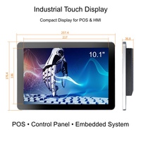 Moniteur professionnel 10,1 pouces Android/écran tactile capacitif |   Affichage commercial |   IPS 1920x1080 |   USB |   Nouveau |   Support mural (VESA)