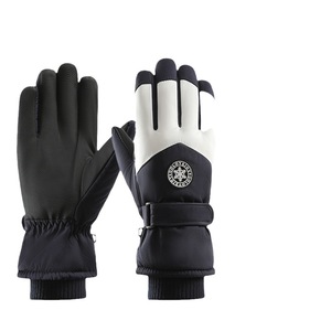 Gants de cyclisme d'hiver doublés de polaire épais pour femmes Compatibilité avec écran tactile Gants de <span class=keywords><strong>ski</strong></span> pour hommes pour le snowboard Résistant au froid - Product Image 5