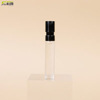 Flacon de parfum en verre vide personnalisé de 2 ml avec boîte, coffret découverte, mini flacon testeur, flacon de décontamination