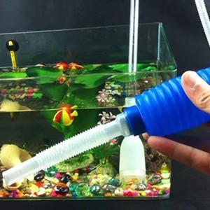 Écologique Semi-Automatique Aquarium Siphon Fish Tank Aspirateur Pompe Changeur D'eau Gravier Filtre En Plastique Acuario - Product Image 5