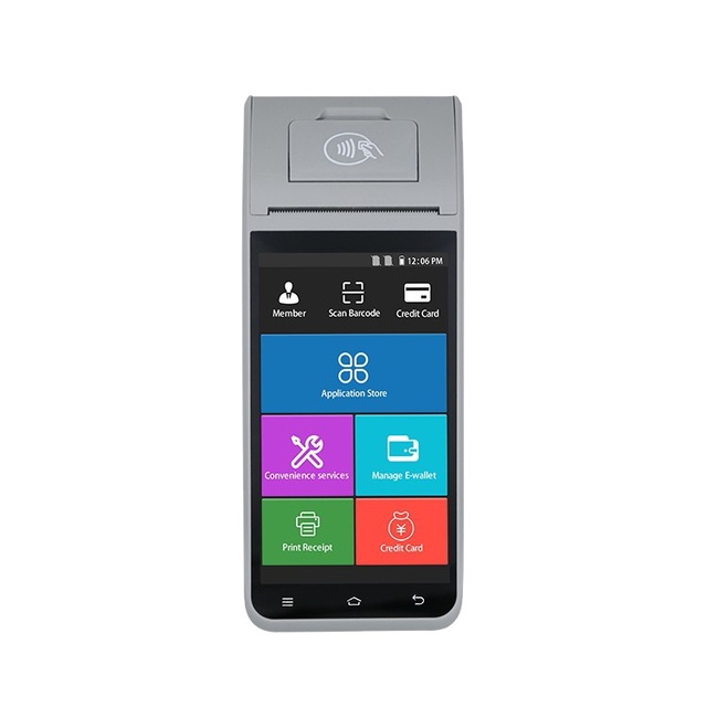 Android 9.0 PDA Terminal Z91 Retail POS System with NFC 4G Wifi for Handheld Bus Ticketing Android PDA in Retail