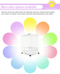 <span class=keywords><strong>Cage</strong></span> à oiseaux très vendue, cages pour animaux de compagnie, <span class=keywords><strong>cage</strong></span> simple, double et triple étage avec base pour l'élevage et la vie des perroquets - Product Image 6