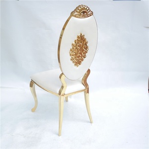Silla <span class=keywords><strong>de</strong></span> comedor dorada <span class=keywords><strong>de</strong></span> diseño moderno <span class=keywords><strong>de</strong></span> acero inoxidable para <span class=keywords><strong>alquiler</strong></span> <span class=keywords><strong>de</strong></span> <span class=keywords><strong>eventos</strong></span> - Product Image 4