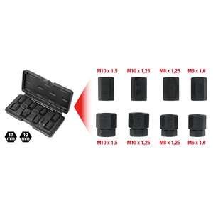 KS TOOLS - 670.0255 Jeu d'outils d'extraction et d'insertion de boulons à goujons (12 pcs) - EAN 4042146640685 ENGINE AND TIMING SET - Product Image 2