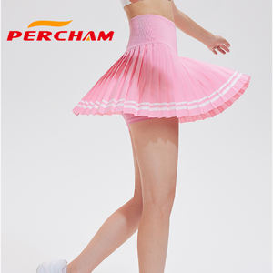 高腰女式网球裙轻便可拉伸内短裤，适合锻炼和休闲服舒适的移动比赛 - Product Image 5