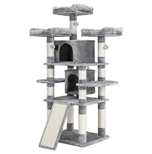 BSCI qingquan artesanía feliz mascota producto, sisal árbol, madera casa del árbol del gato - Product Image 1