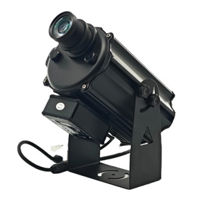 Proyector LED de Logotipo Gobo de 200W para Exteriores, IP65 Impermeable, Luz RGBW Blanca Cálida, Activación por Sonido, Rotación, Publicidad para Negocios 2 - Product Image 1