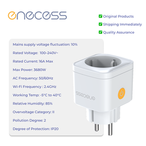 Enecess Enchufe Industrial WiFi con Monitoreo de Energía en Tiempo Real, Control Remoto por Aplicación, Ahorro de Energía Automático con Energía Solar, Fácil de Usar - Product Image 2
