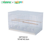 ORIENPET & OASISPET Cage d'élevage d'oiseaux en fil enduit de poudre avec plateau diviseur en plastique Stock prêt OPT39145 Cage pour animaux de compagnie Produits