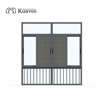 Ventanas Corredizas de Vidrio de Aleación de Aluminio Modernas, Venta al Por Mayor de Fábrica, Ventanas Corredizas con Malla Antimosquitos e Insonorizadas para Dormitorios y Villas
