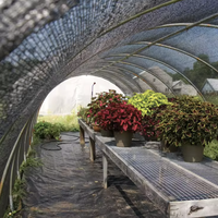 Bloemenkwekerij HDPE schaduwdoekrollen 50%-95% schaduwwerking UV-bestendig landbouw bloementuin zonwerend net