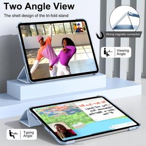 2022 trasparente custodia antiurto trasparente per <span class=keywords><strong>iPad</strong></span> 10 ° generazione nuova <span class=keywords><strong>iPad</strong></span> A16 11a generazione 2025 <span class=keywords><strong>10.9</strong></span> pollici <span class=keywords><strong>Cover</strong></span> posteriore - Product Image 3